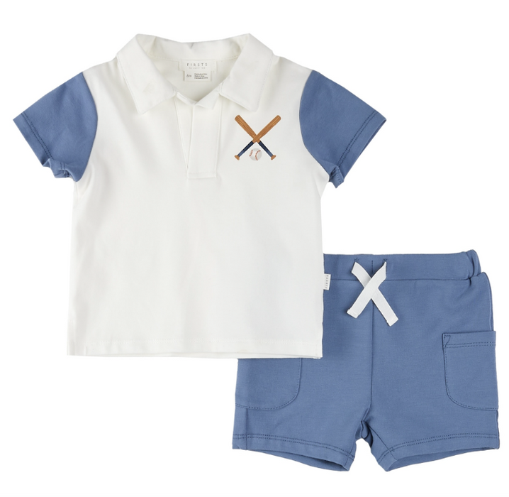 Baseball Top/Short Set