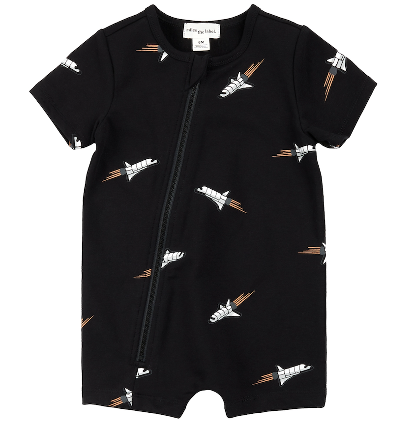Black Rocket Short Sleeve Coverall
