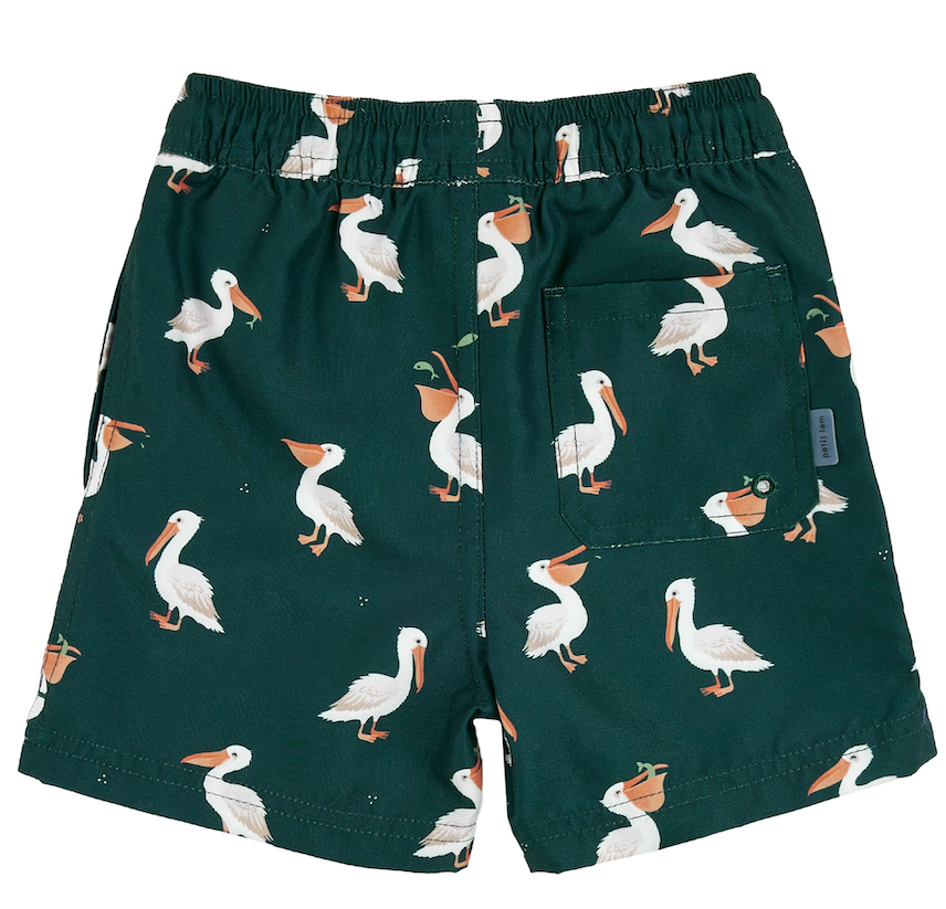 Green Pelican Swim Trunk