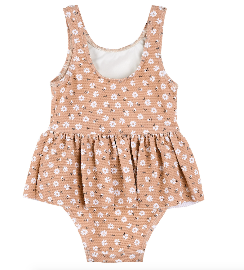 Dusty Pink Floral Swimsuit