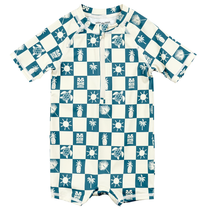 Summer Icon Check Sunsuit