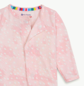 Magnetic Footie | Pink Doeskin