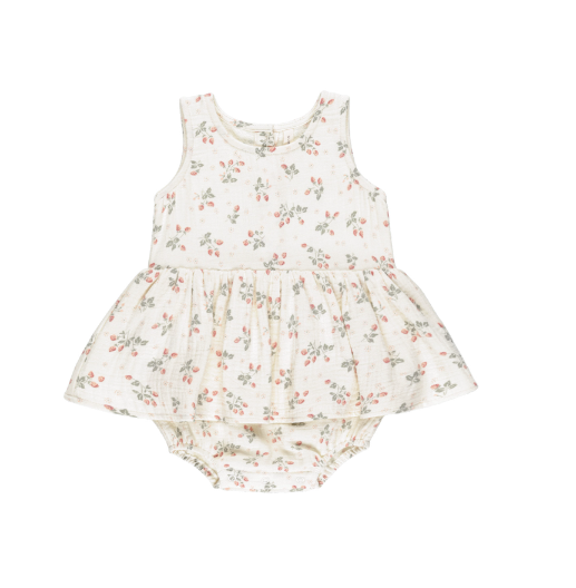 Skirted Tank Romper | Strawberries