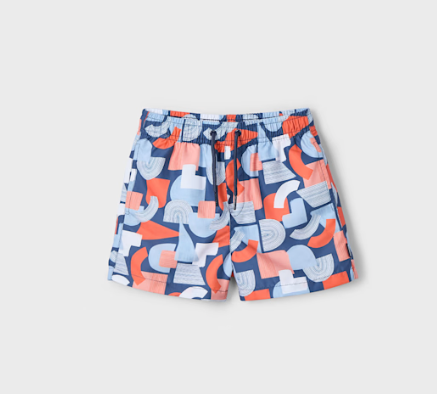 Geometric Print Swim Trunks | 3612