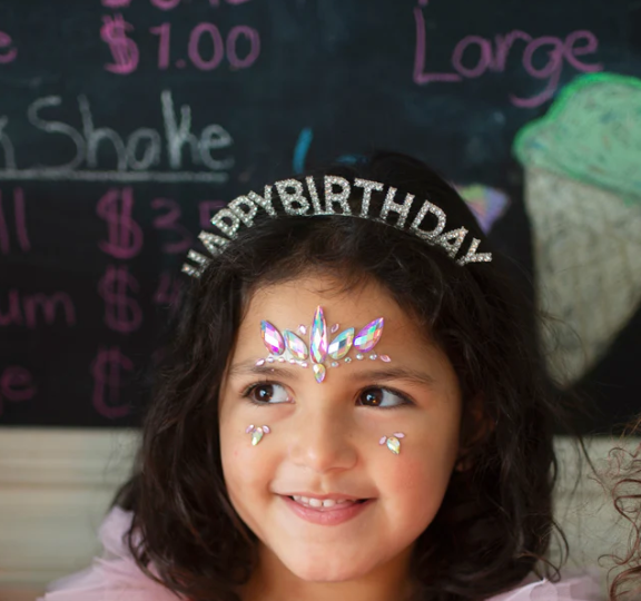 Happy Birthday Rhinestone Headband
