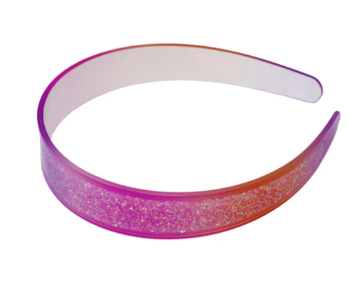 Metallic Rainbow Laser Headband