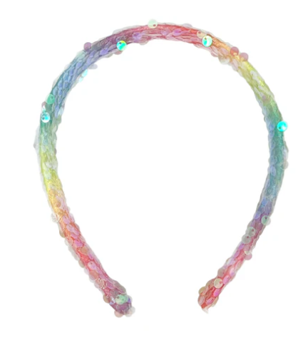 Unicorn Rainbow Sequin Headband