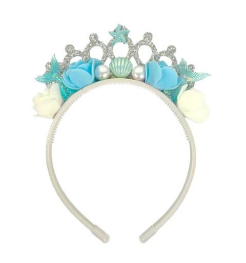 Blue Mermaid Tail Headband