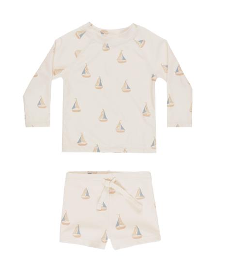 Rashguard Boy Set | Sailboats