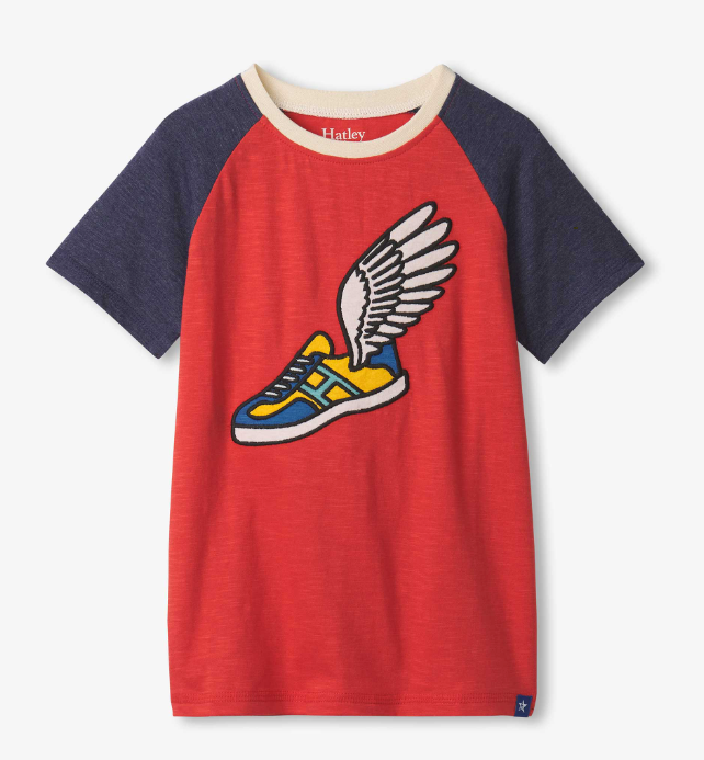 Fast Wings Raglan Tee