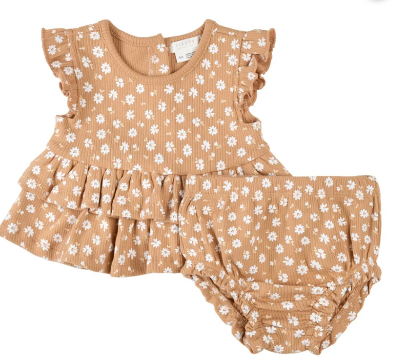 Spice Floral Sleeveless Top & Short Set