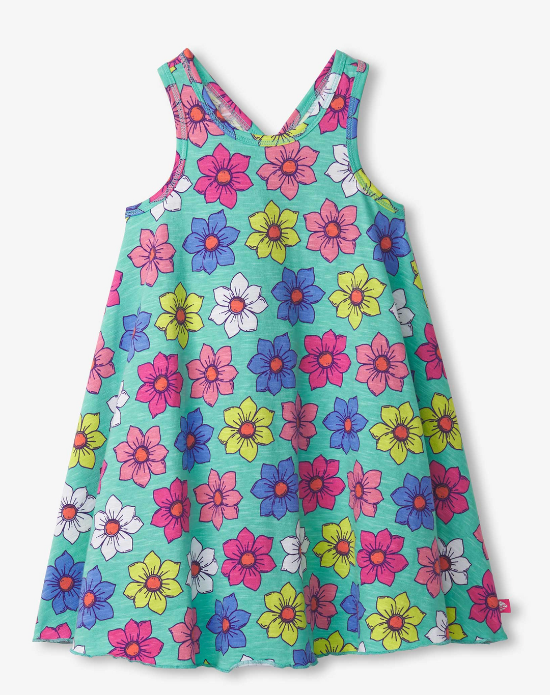 Happy Flowers Trapeze Dress