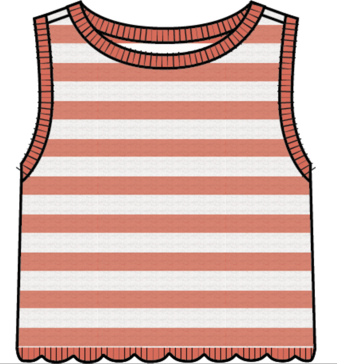 Striped Sweater Knit Tank