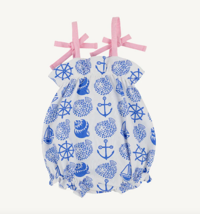 Rosey Romper Pima | Wilmington Waters