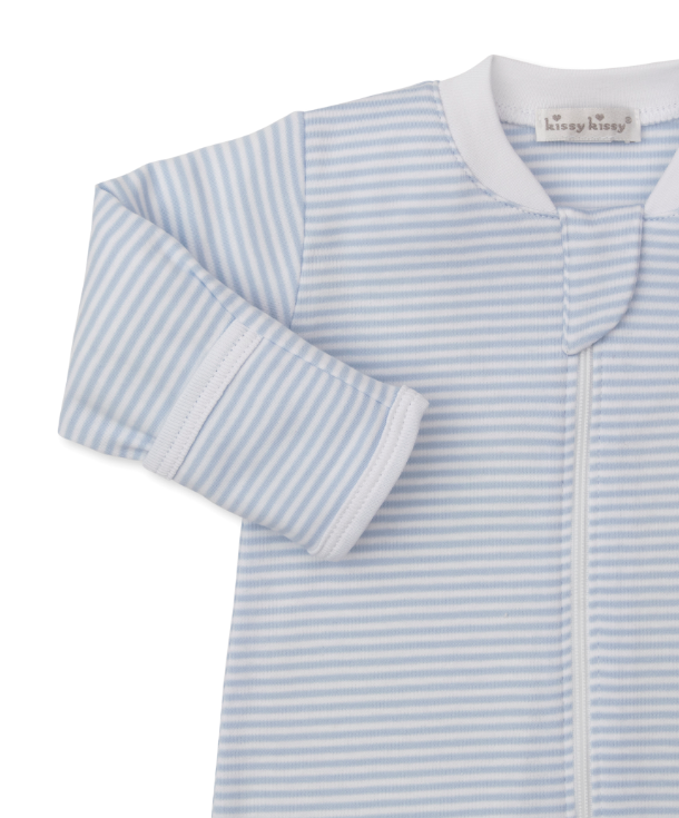Safari Wild Stripe Footie w/Zipper