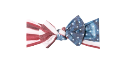 Copper Pearl Knit Headband Bow