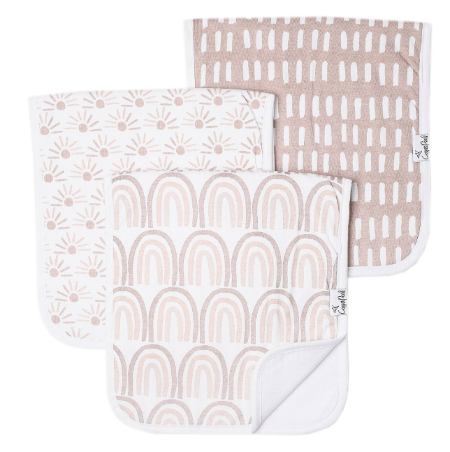 Copper Pearl Premium Burp Cloths