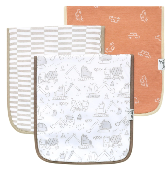Copper Pearl Premium Burp Cloths