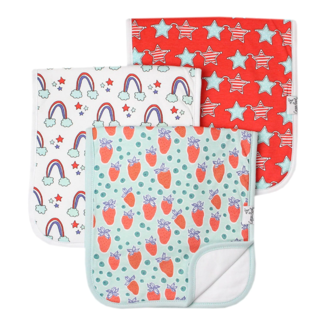 Copper Pearl Premium Burp Cloths