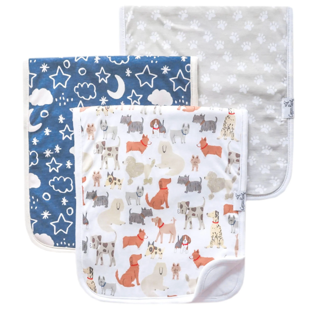 Copper Pearl Premium Burp Cloths