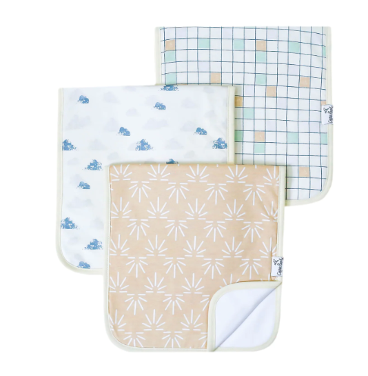 Copper Pearl Premium Burp Cloths