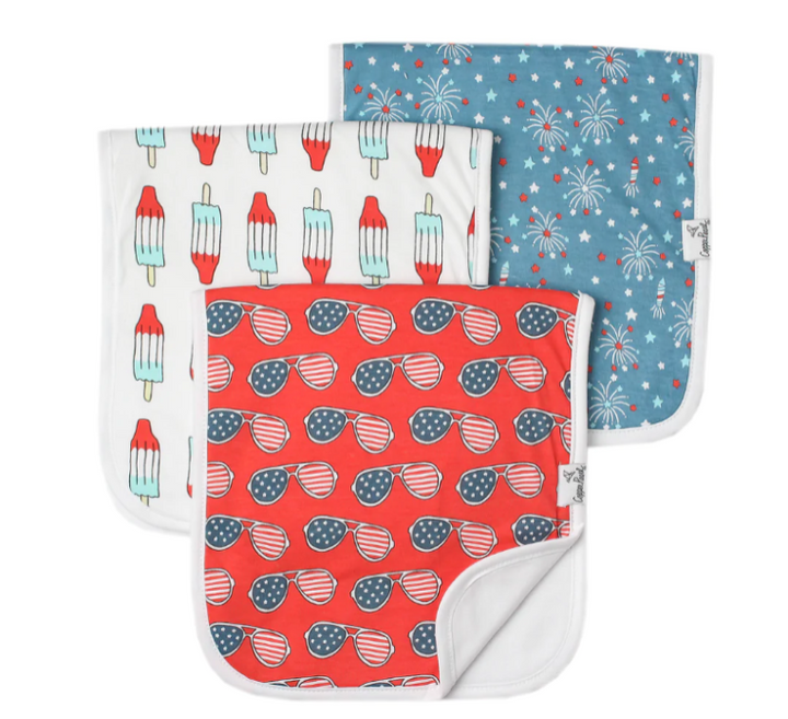 Copper Pearl Premium Burp Cloths