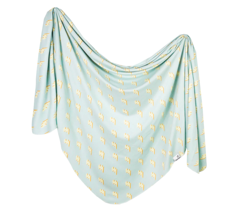 Copper Pearl Knit Swaddle Blanket