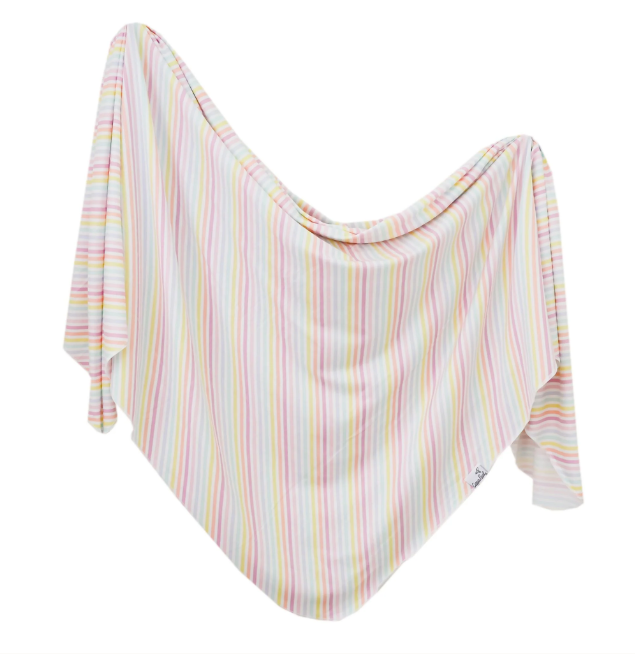 Copper Pearl Knit Swaddle Blanket