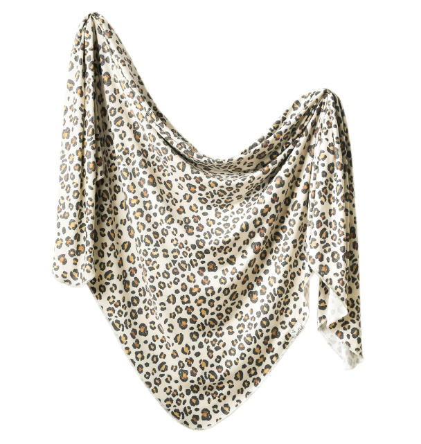 Copper Pearl Knit Swaddle Blanket