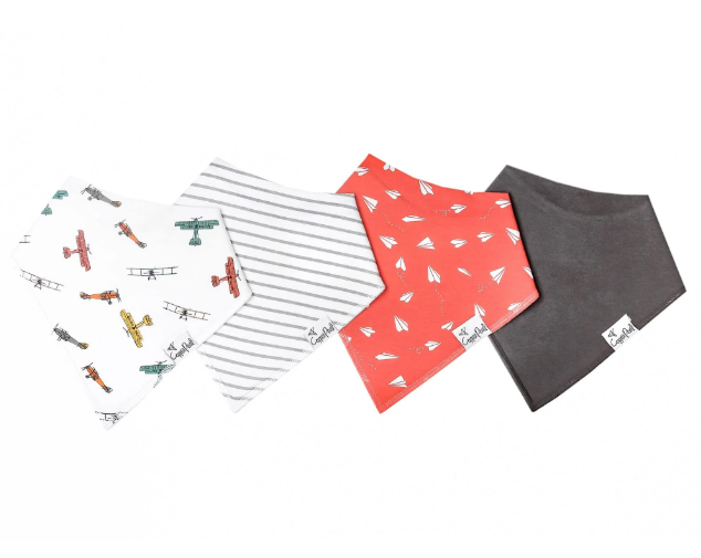 Copper Pearl Bandana Bib Set