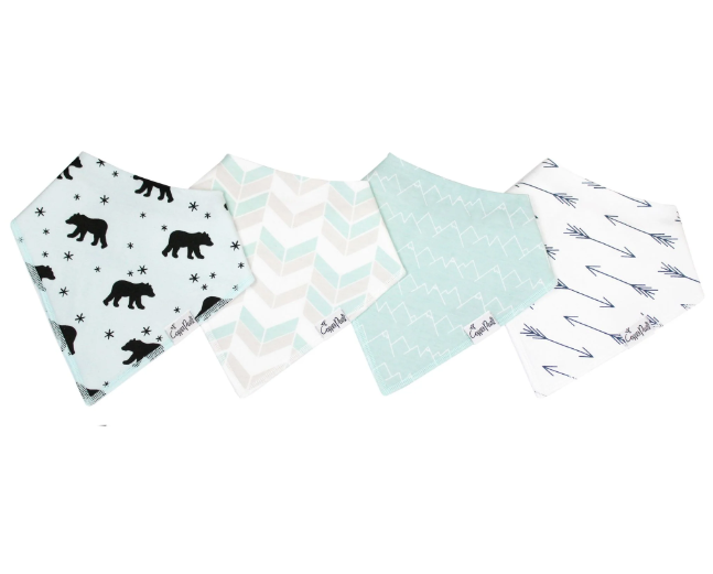 Copper Pearl Bandana Bib Set