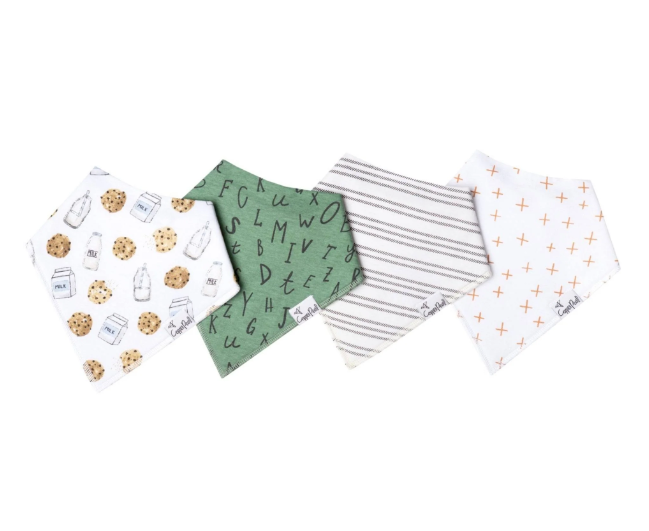 Copper Pearl Bandana Bib Set