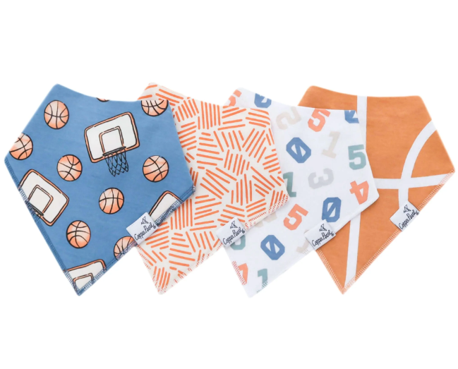 Copper Pearl Bandana Bib Set