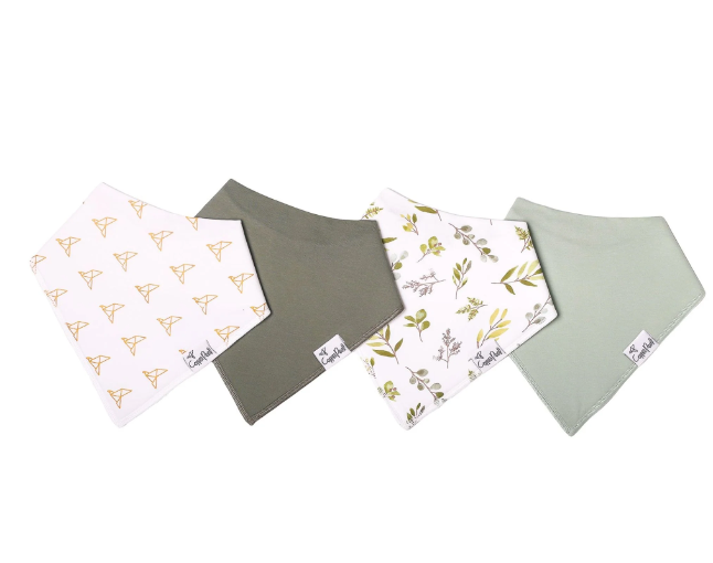 Copper Pearl Bandana Bib Set