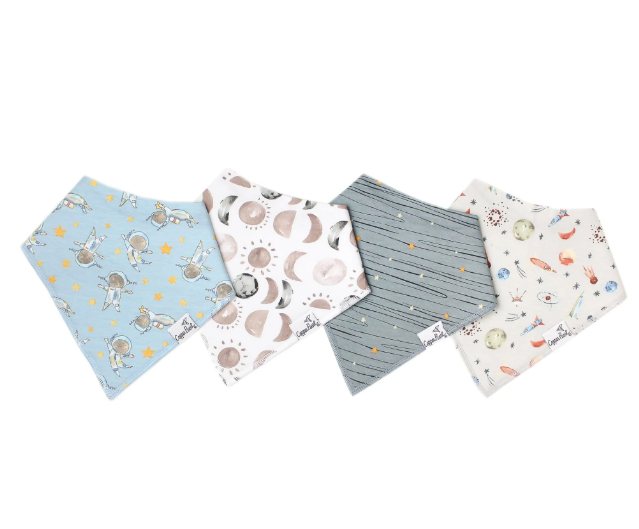 Copper Pearl Bandana Bib Set
