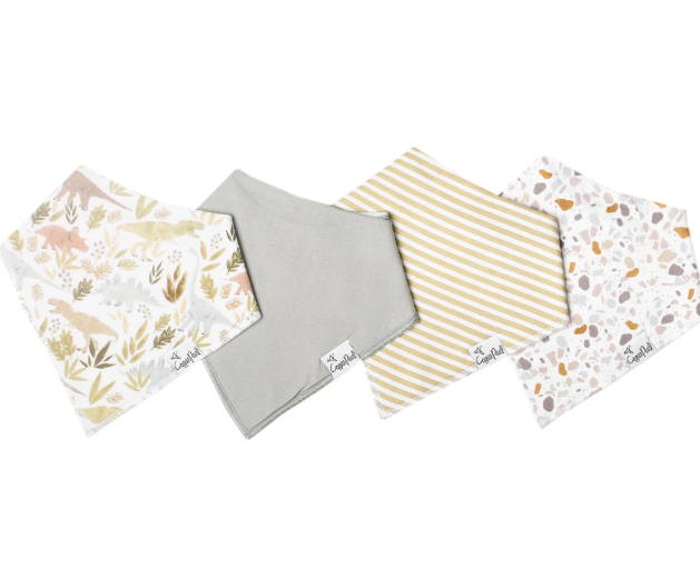 Copper Pearl Bandana Bib Set