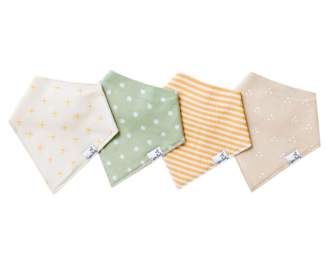Copper Pearl Bandana Bib Set