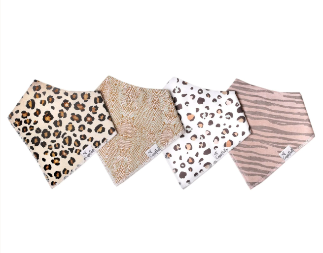 Copper Pearl Bandana Bib Set
