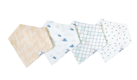 Copper Pearl Bandana Bib Set