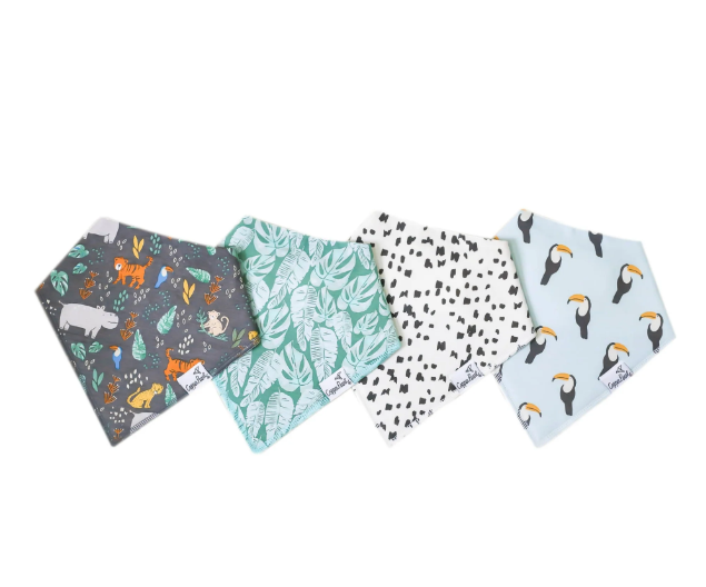 Copper Pearl Bandana Bib Set