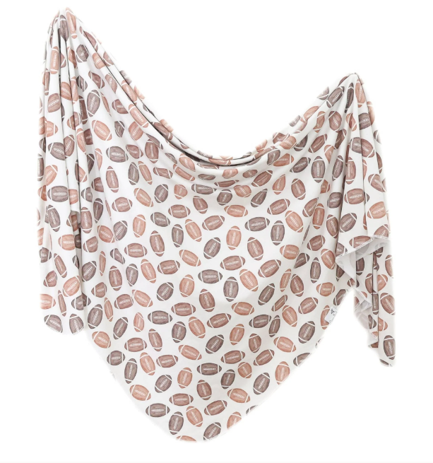 Copper Pearl Knit Swaddle Blanket