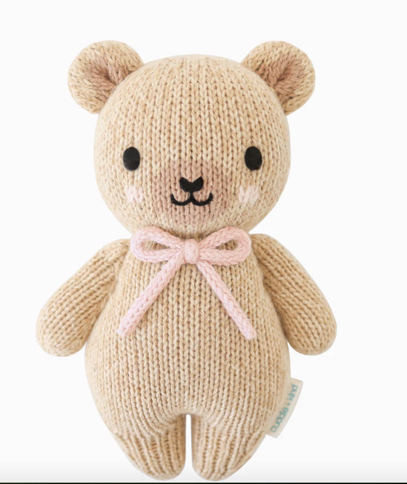 Baby Honey Bear | Blush Bow