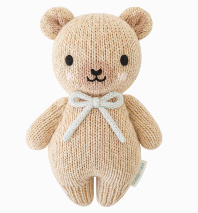Baby Honey Bear | Robin's Egg Blue Bow