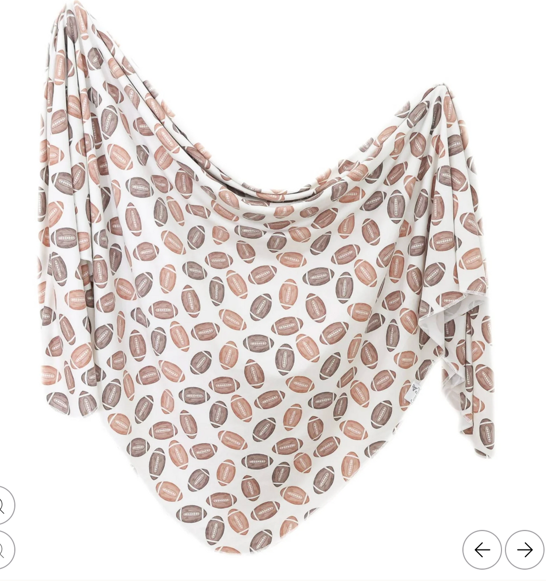 Copper Pearl Knit Swaddle Blanket
