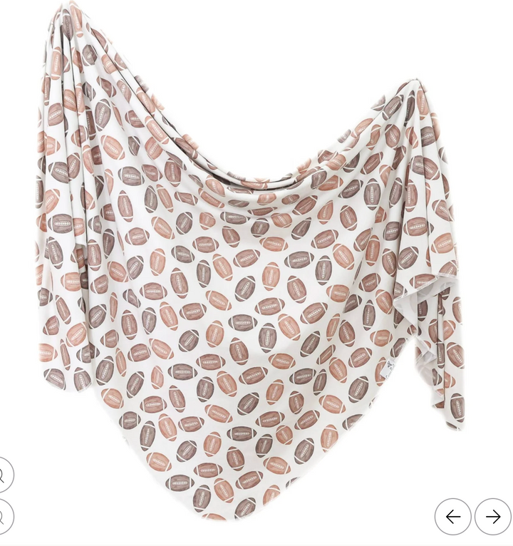 Copper Pearl Knit Swaddle Blanket