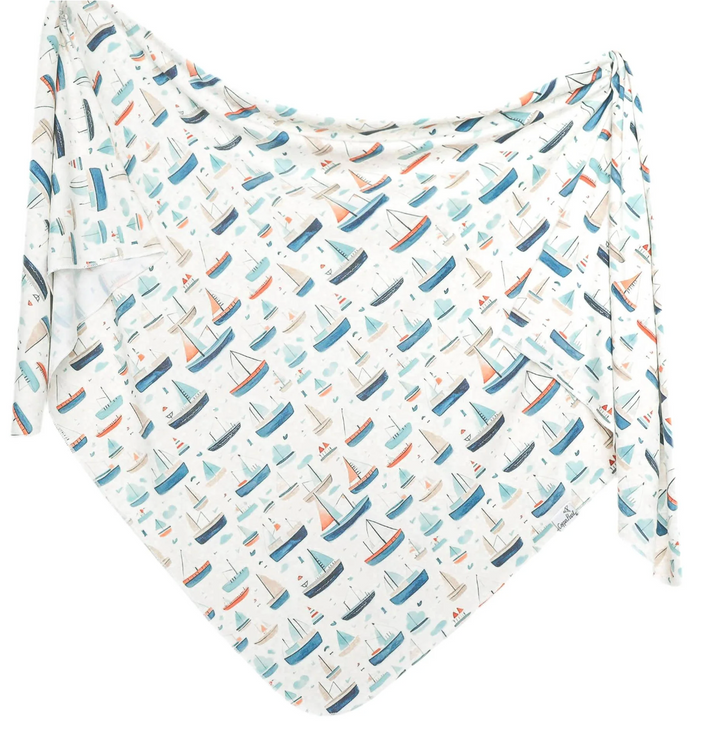Copper Pearl Knit Swaddle Blanket