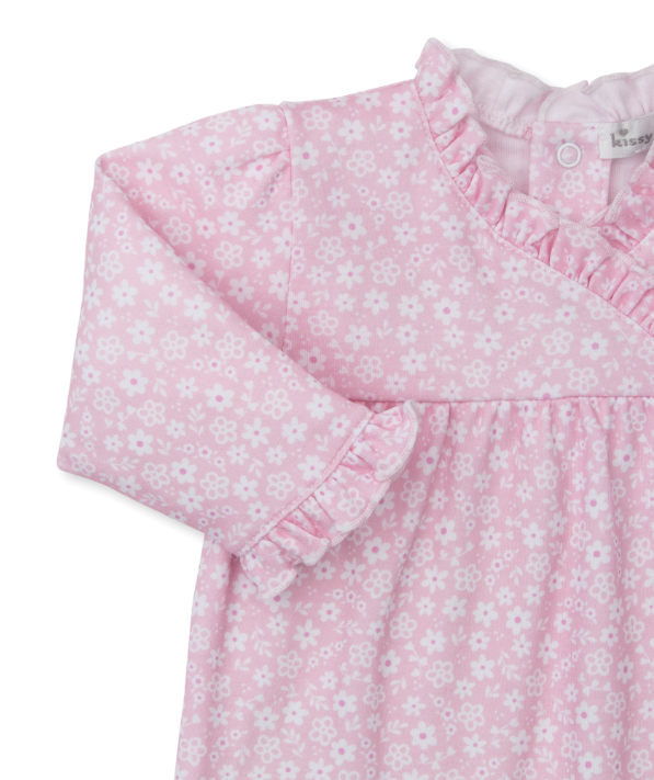 Pink Fall in Bloom Playsuit