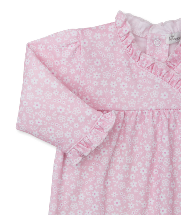 Pink Fall in Bloom Playsuit