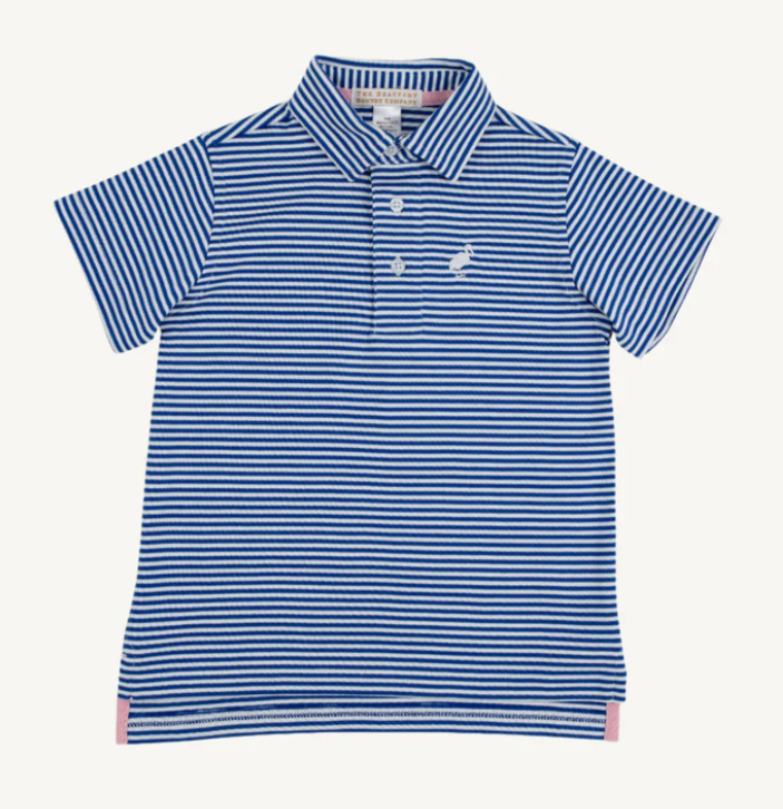 Prim and Proper Polo | Rockefeller Royal Stripe