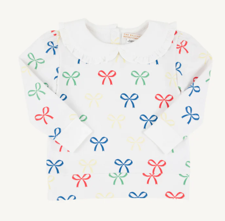 Maude's Ruffle Cassidy Comfy Crewneck | Ribbon Reminder